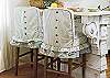 The cottage was also featured in Southern Living Magazine. They loved the look of these slipcovered bar stools at the kitchen counter