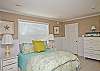 The back studio apartment is up a staircase in the back courtyard and is truly worth the climb! The bed is a Queen bed with wonderful bedding and linens!