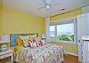 Queen bedroom.  This queen bedroom has amazing ocean views and sunrises!