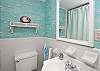 First floor full bathroom. We have two full bathrooms inside the home- one on each floor.