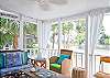 Another view of screened porch.