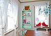 Dining area gets lots of natural light from the large windows!