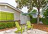 This charming ground level cottage is on family friendly Lewis Ave and sits right beside Crabby Pirate Cottage. This makes the two cottages ideal for two families or a gathering of friends or just the chance to be close but not stay in the same cottage.