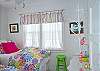 Bedroom #1 - 2 twin beds. Note the fun, cheerful, beachy colors and decor!