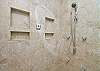 This is indeed a true master bathroom! Incredible shower to enjoy