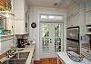 These shots show the new doors out to the new back enclosed porch!