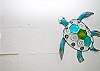 Sweet turtle wallhanging in 2nd king bedroom!