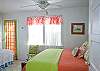 Bedroom #2; King size bed and twin bed.