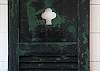 We love to hang shutters on our walls as art.  How beautiful is the patina on this shutter!