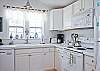 Large, bright, spacious kitchen!  Everything you need to create full family meals or snacks and sandwiches for the beach!