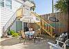 These pictures show new staircase to back apartment and more shots of the wonderful fully fenced private courtyard.