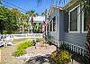 Another view showing side yard.