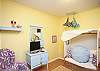 The Bunk room also features this additional seating area. Little girls love this for their playtime!