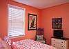 The TV in the 1st floor master bedroom.