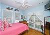 This bedroom also includes the master bath as well as a door that leads out to the screened porch.  Cable TV as well