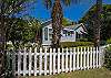 Additional views of the adorable Blue Heron Cottage; white picket fence; great location; great for pets and children!