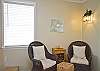One large room with lots of purposes!  Hardwood floors and lots of natural light
