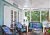 Another view of screened porch.