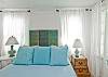 Includes cable tv.  The bedroom is full of wonderful touches.  Old shutters are the headboard for the bed.  The vintage truncks and suitcases are one of the night stands.