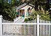 Another view of our new picket fence!