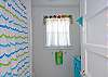 This is the full bath; this bathroom is located between the 2 bedrooms.