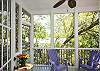 New for 2013; enclosed porch off of kitchen!  Get place to hang out and relax or enjoy Mermaid Morning Bliss coffee and evening cocktails!