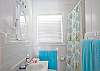 Bright, cheerful full bath!
