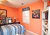 The 2nd Master Bedroom Suite- King bed, Flat screen TV/ DVD player, private master full bathroom.