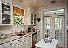 These shots show the new doors out to the new back enclosed porch!