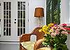 New for 2013; enclosed porch off of kitchen!  Get place to hang out and relax or enjoy Mermaid Morning Bliss coffee and evening cocktails!