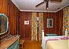 Queen bedroom on first floor.