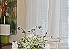 Dining area details.