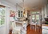 These shots show the new doors out to the new back enclosed porch!