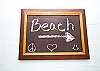 Fun chalkboard over washer/dryer.