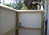 Our outdoor shower has hot and cold water and completely private. Ideal to take that shower out under the stars at night or after a full day at the beach.