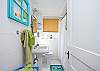 Full bathroom #1. This bathroom is in hallway with easy access to bedrooms.  Other full bath is off of master bedroom.