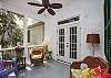 New for 2013; enclosed porch off of kitchen!  Get place to hang out and relax or enjoy Mermaid Morning Bliss coffee and evening cocktails!