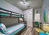 Third bedroom with a Twin over Full bunkbed! 