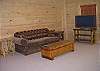 Full Size Sofa Sleeper in basement family room area, with plasma TV and Pool Table. Full bathroom on this level also,