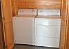 Washer and Dryer is provided in the cabin to help with your extended stays.