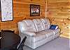 For Extra guest there is a full size sleeper sofa located in the family room downstairs in the cabin