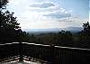 This is one of the beautiful sunsets you will enjoy from the front deck of the cabin.
