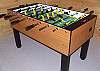 Fooseball is also available in the game room area of the cabin.