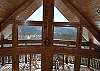 Enjoy this magnificent view from the Loft of the cabin.