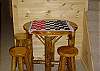 Enjoy this table while watching a good pool game