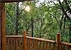 Enjoy watching the sun rise through the trees from the decks of the cabin.