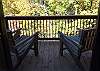 Enjoy your morning cup of coffee from the private balcony deck off the upstairs bedroom.