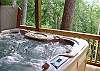 Enjoy a relaxing evening in this Therapeutic Spa.  This is water therapy at its best.  Air injectors give soft tissue massage. Chromatherapy uses colors in light spectrum to affect your moods.  It's not just a Hot Tub it's an Experience!!