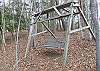 Enjoy watching the wildlife as you sit in the swing located in the back yard.