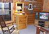 The fourth bedroom located on the lower level of the cabin also has a 27" TV and a Playstation 2 for your children to enjoy.